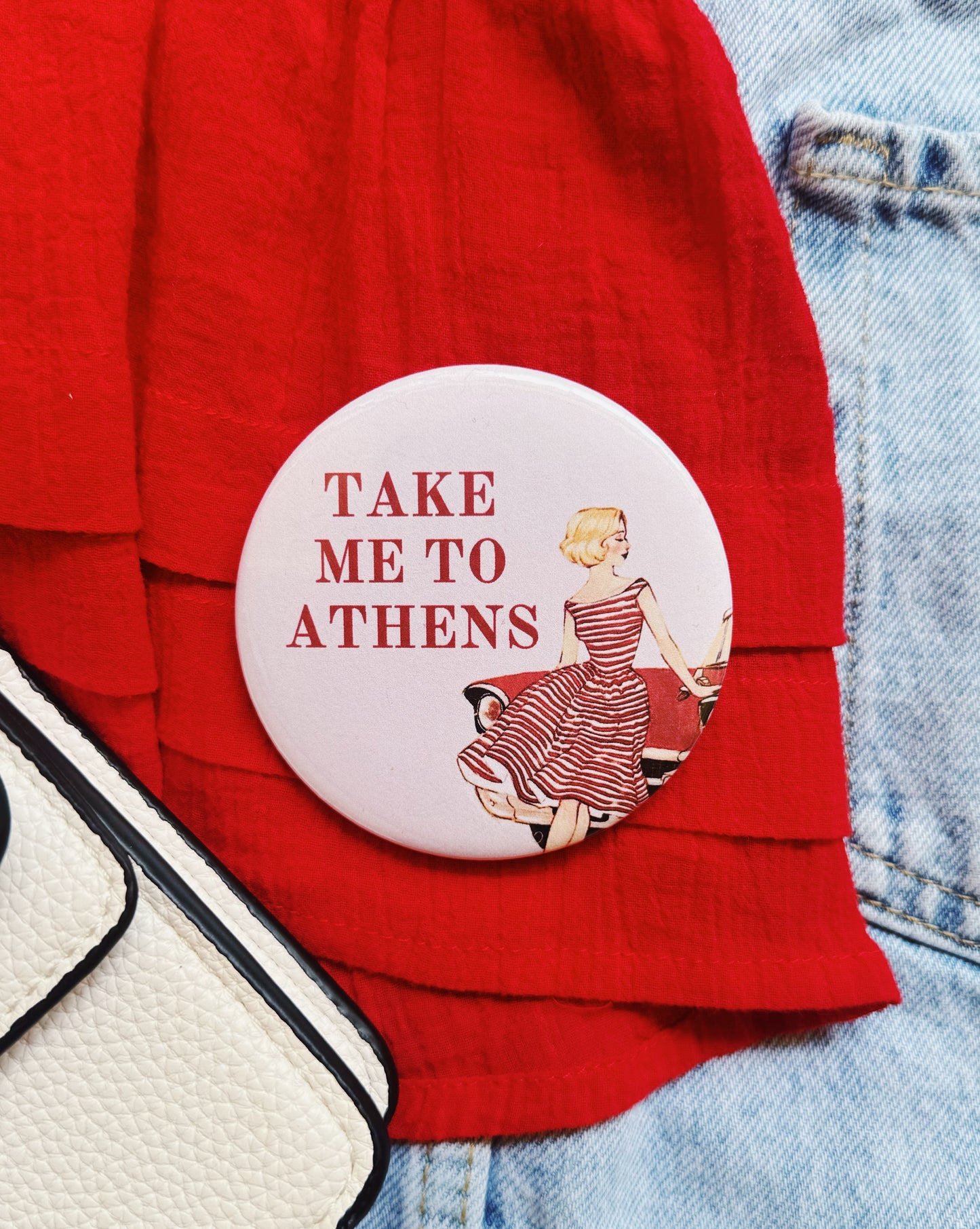 Take Me To Athens Button