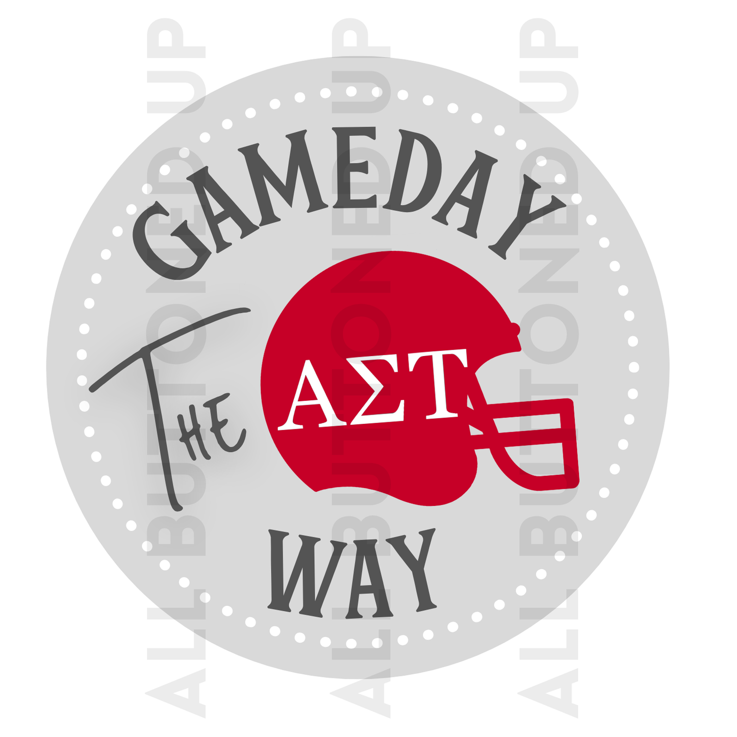 Game Day The AΦ Way Button