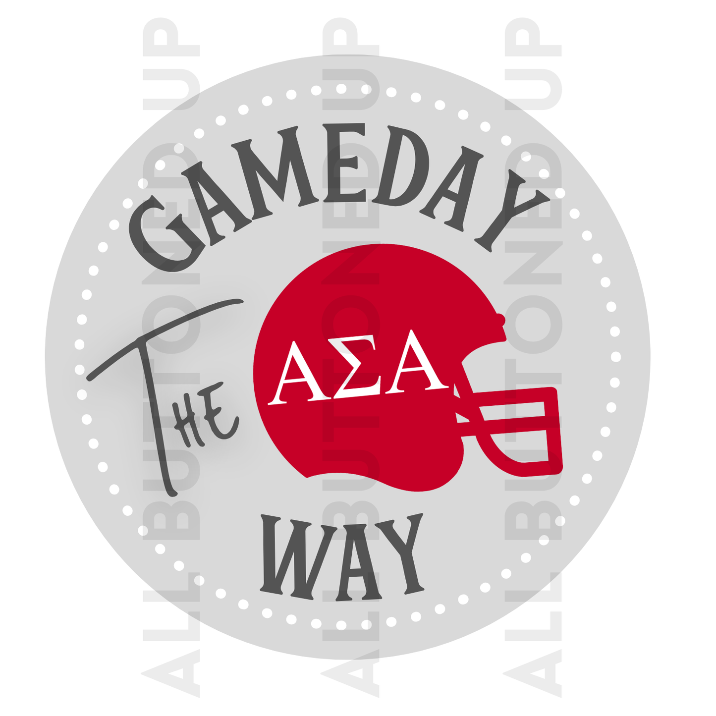 Game Day The AΦ Way Button