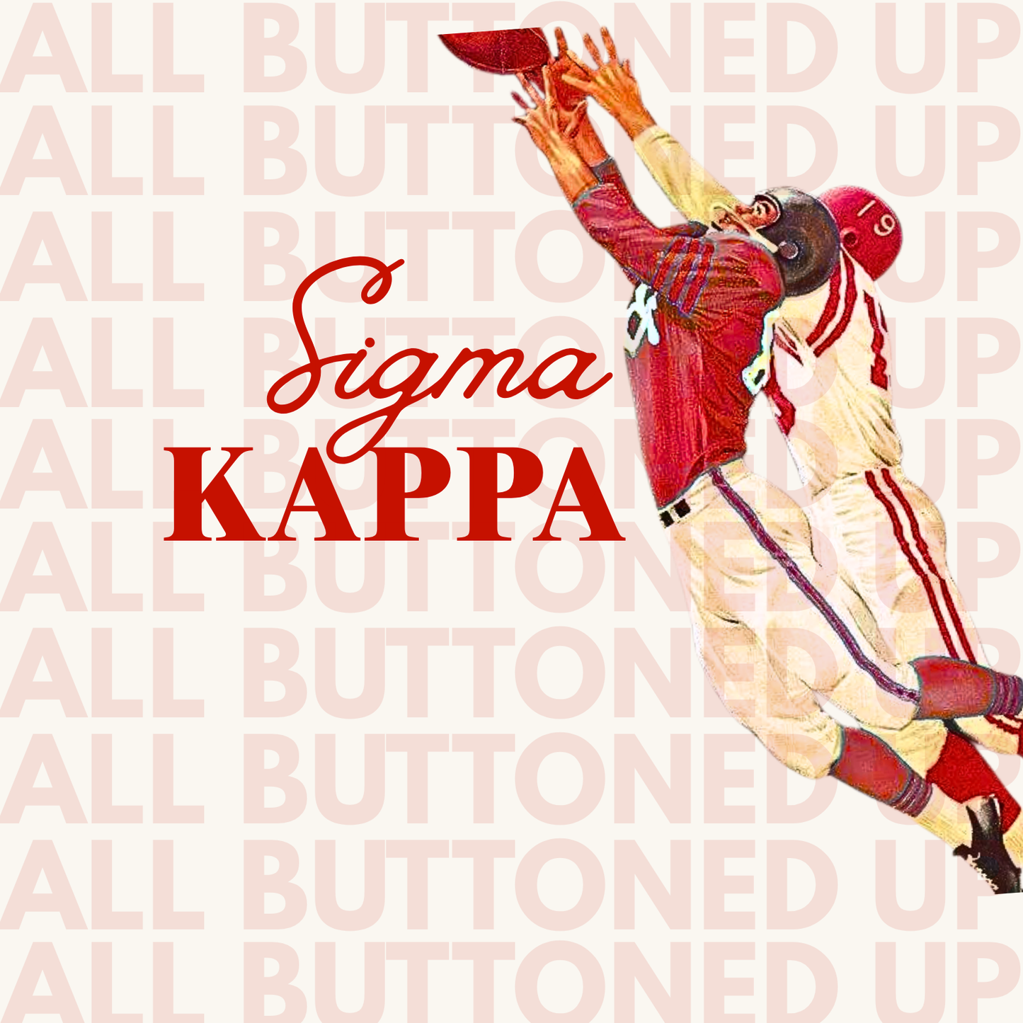NC State Football Sorority Button