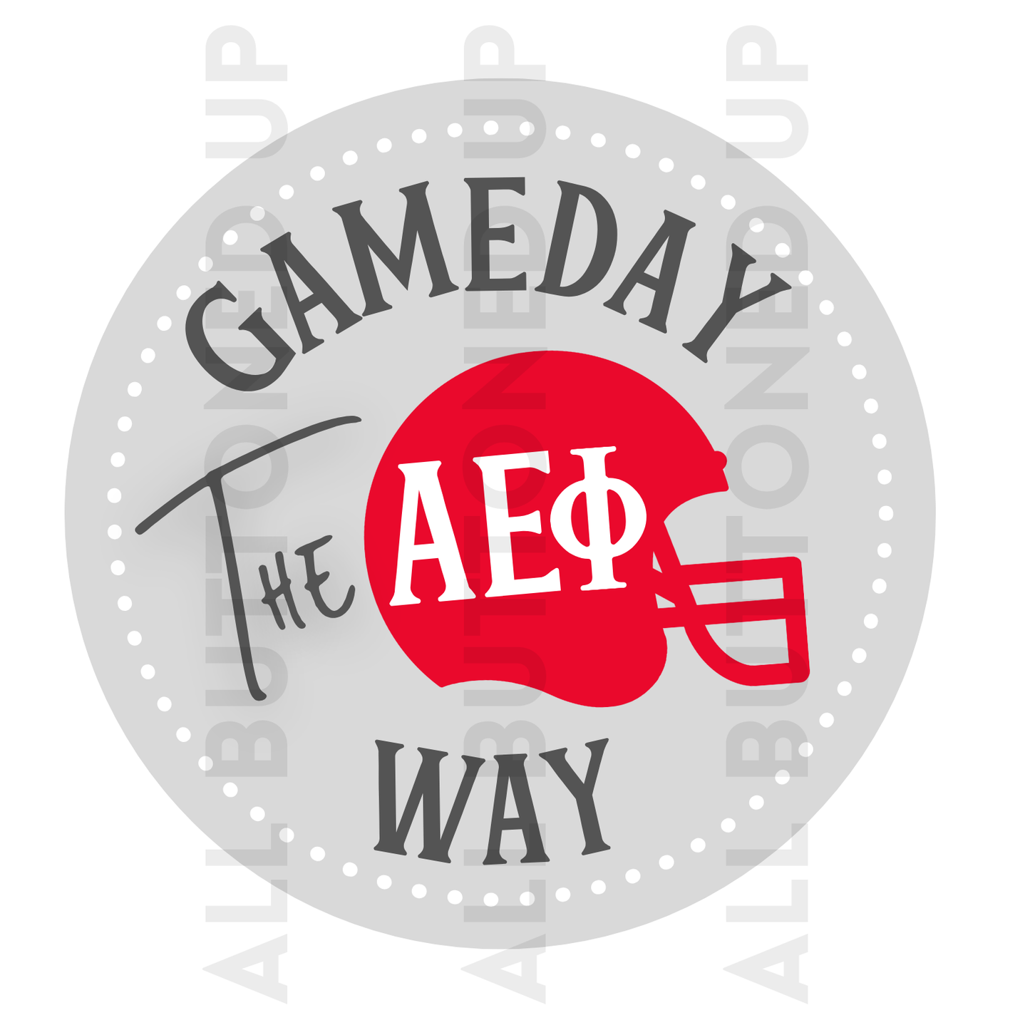 Game Day The AΦ Way Button