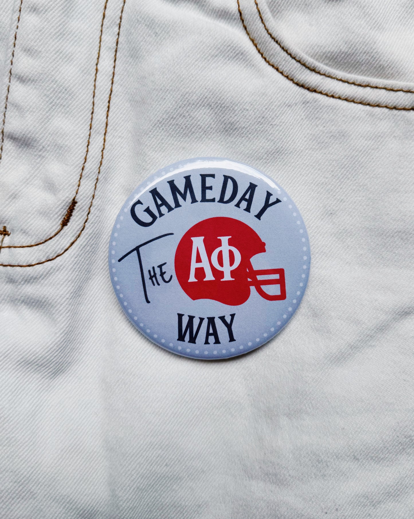 Game Day The AΦ Way Button