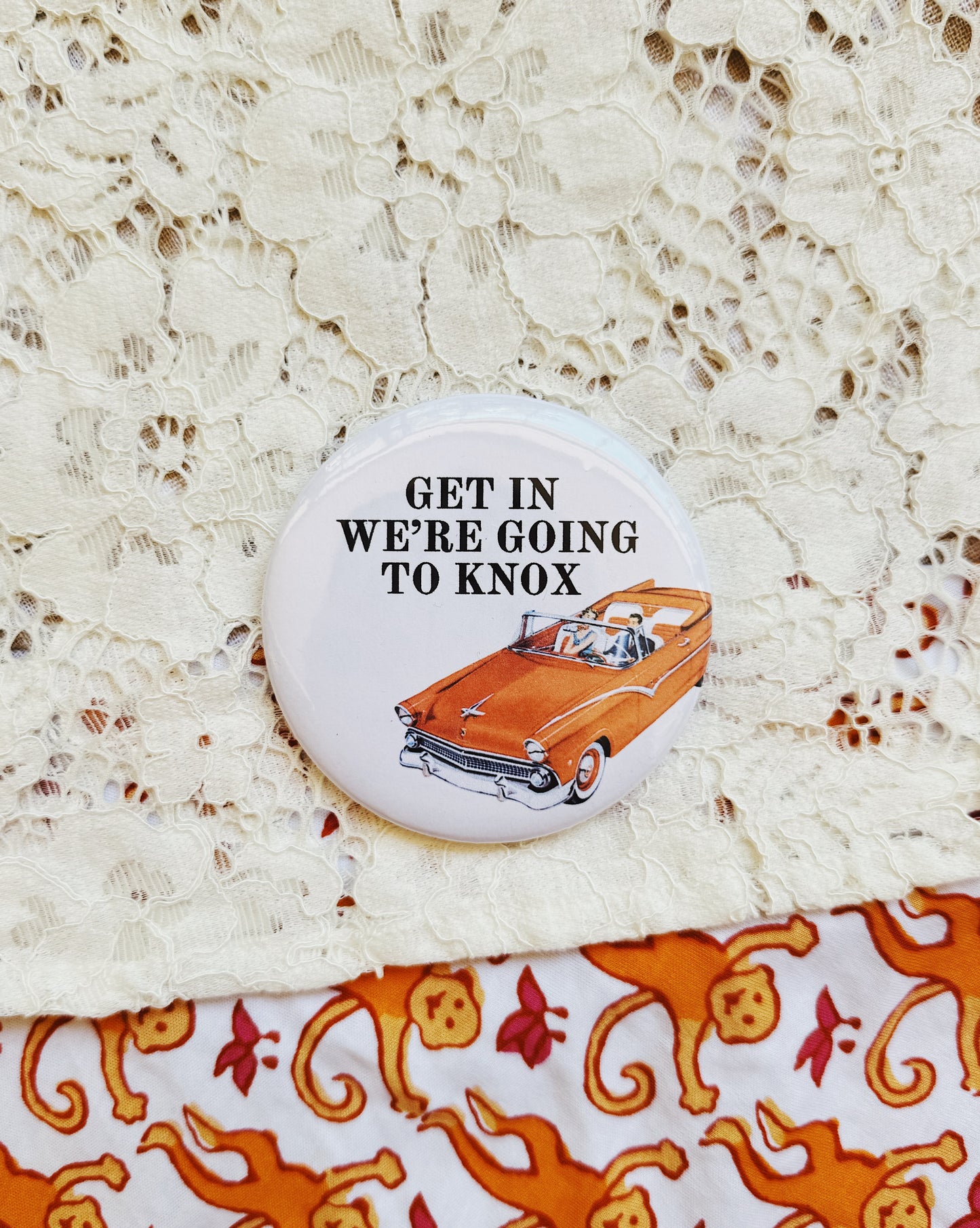 We're Going to Knox Button