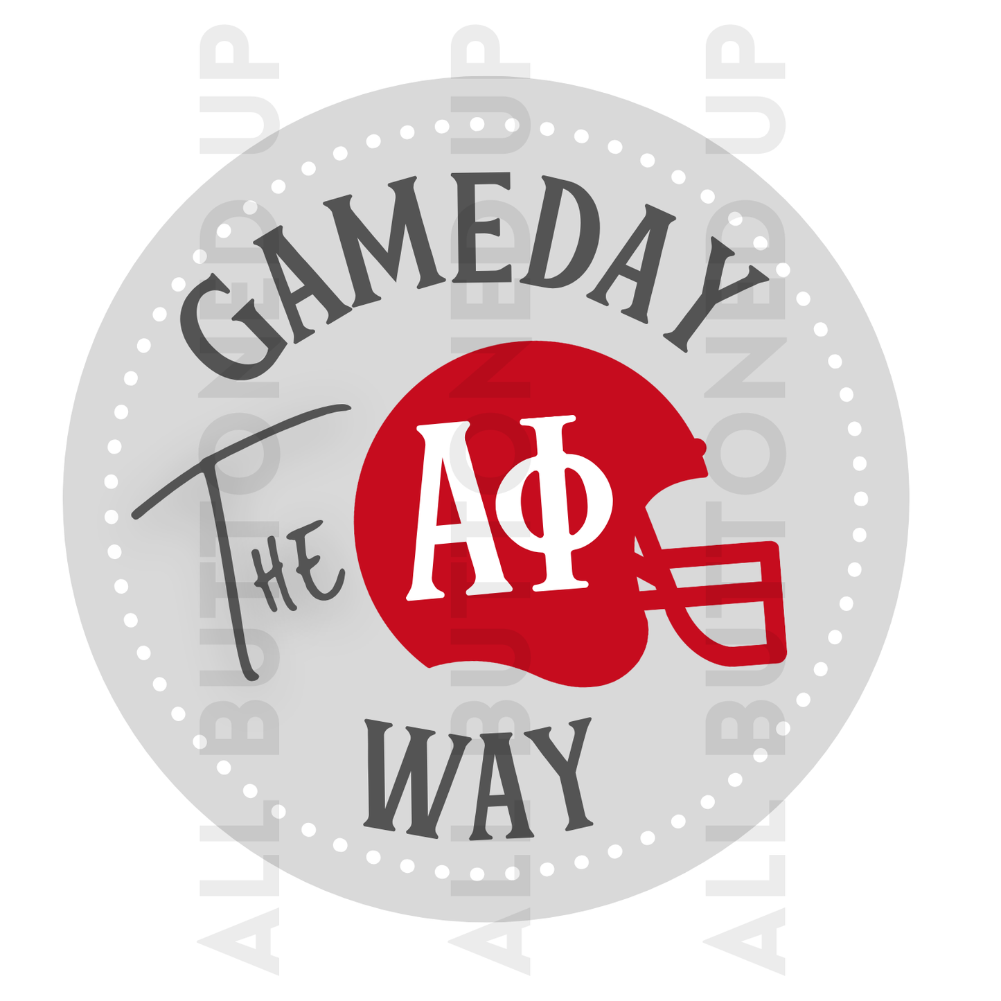 Game Day The AΦ Way Button