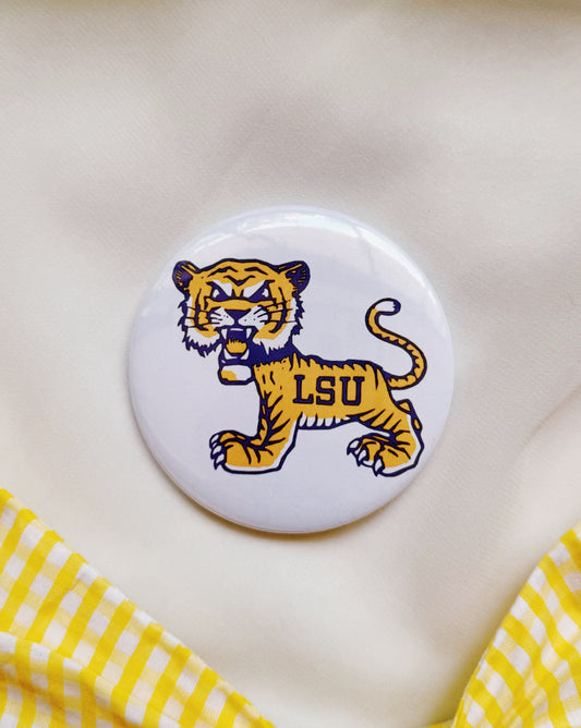 LSU Tiger Button