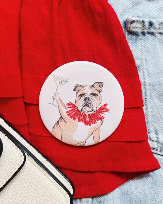 Bulldog Cheers Button
