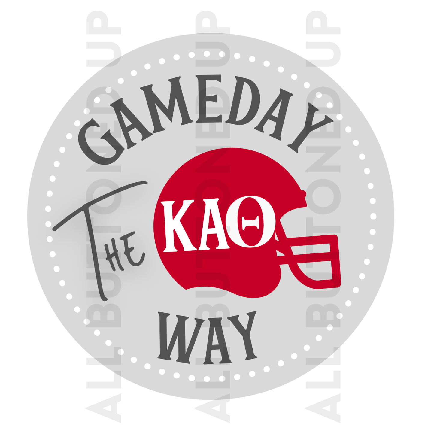 Game Day The AΦ Way Button