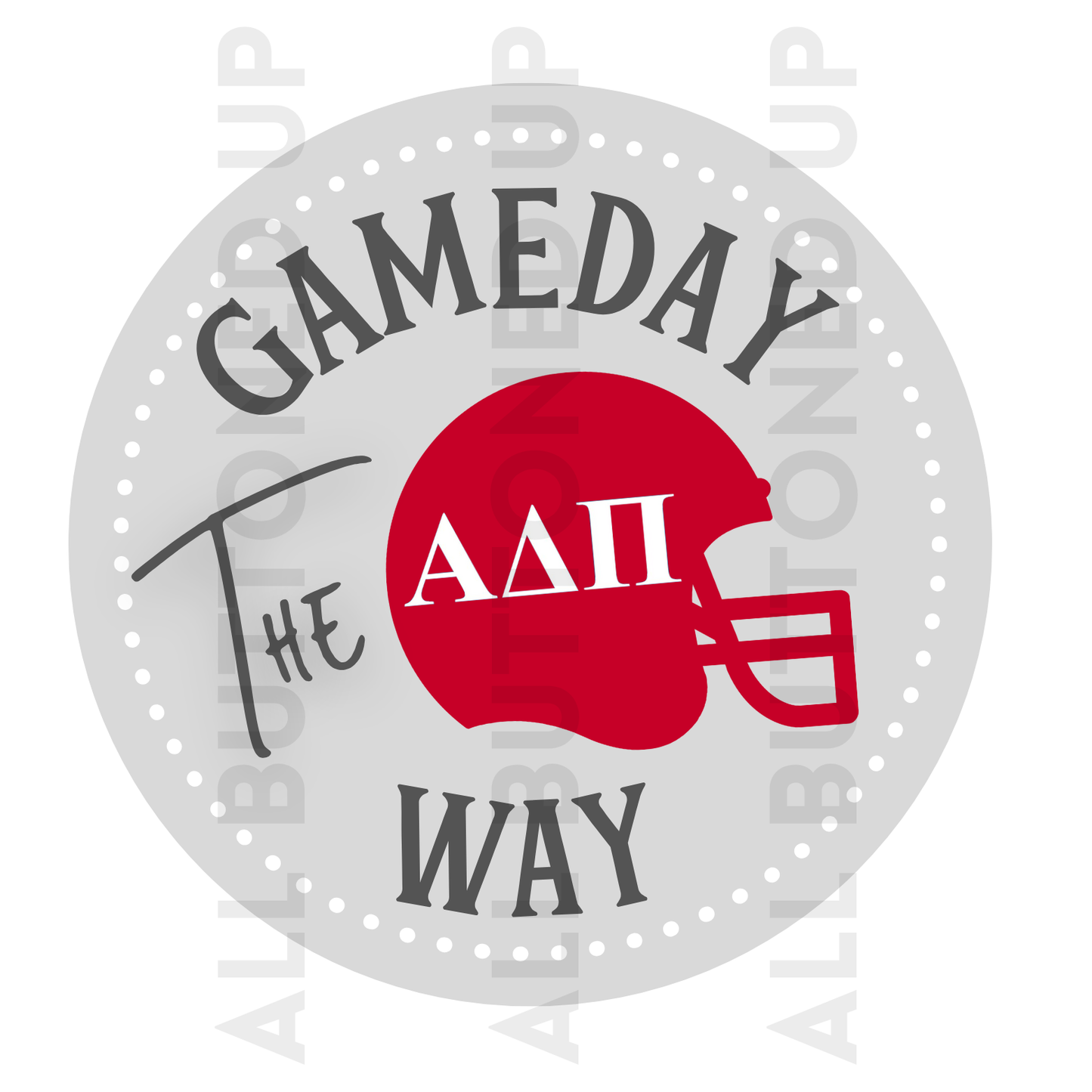 Game Day The AΦ Way Button
