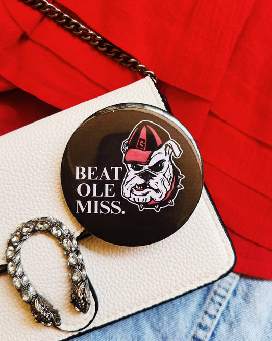 Beat Ole Miss Button