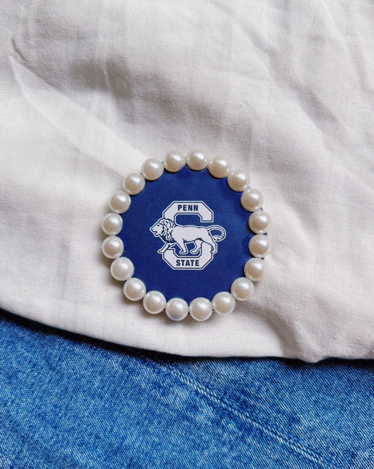 Penn State Pearl Button