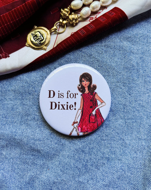 D is for Dixie Button