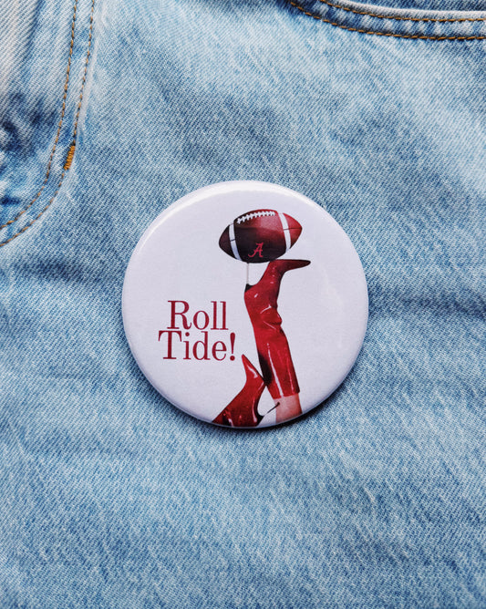 Roll Tide Boots Button