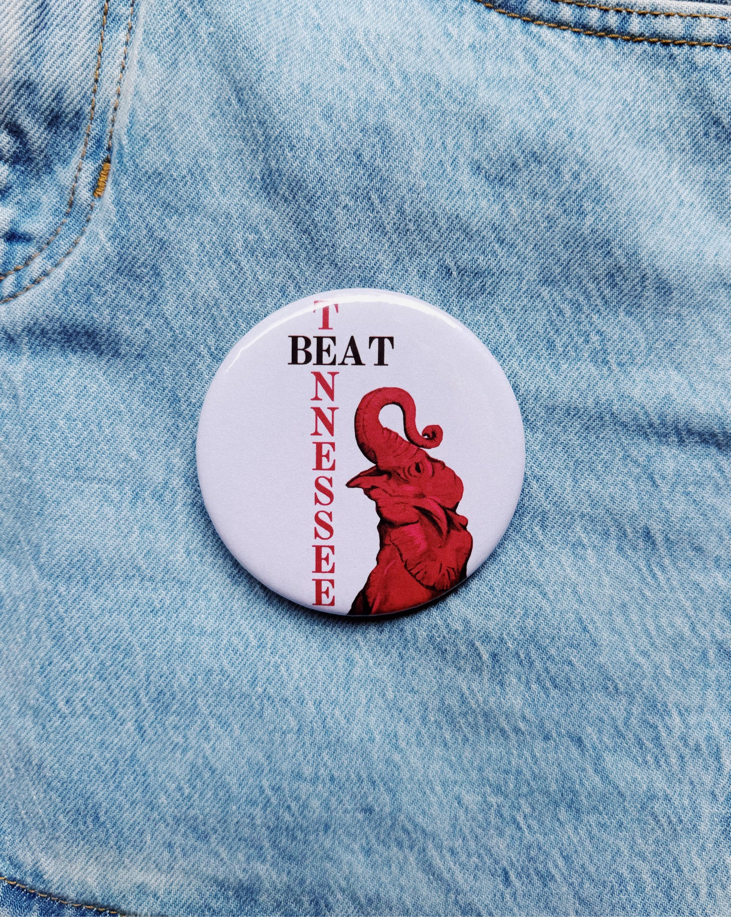 Beat Tennessee Button