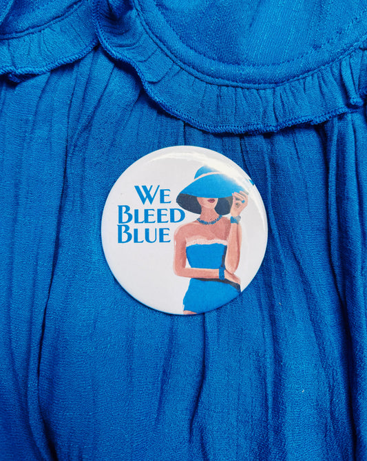 We Bleed Blue Button