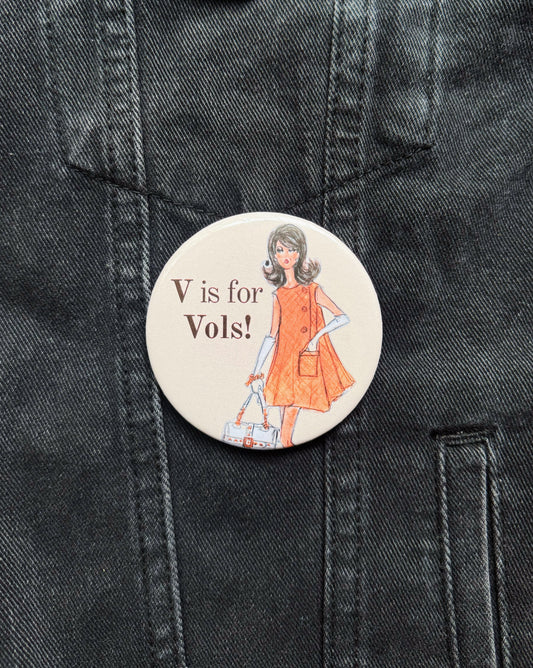 V Is For Vols Button