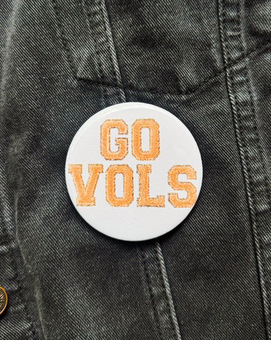 Go Vols Sparkle Button
