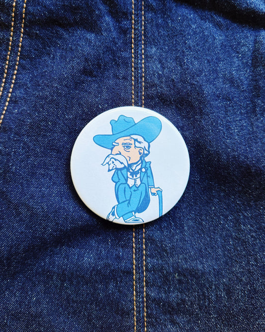Ole Miss Man Button