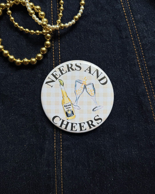 Neers & Cheers Button