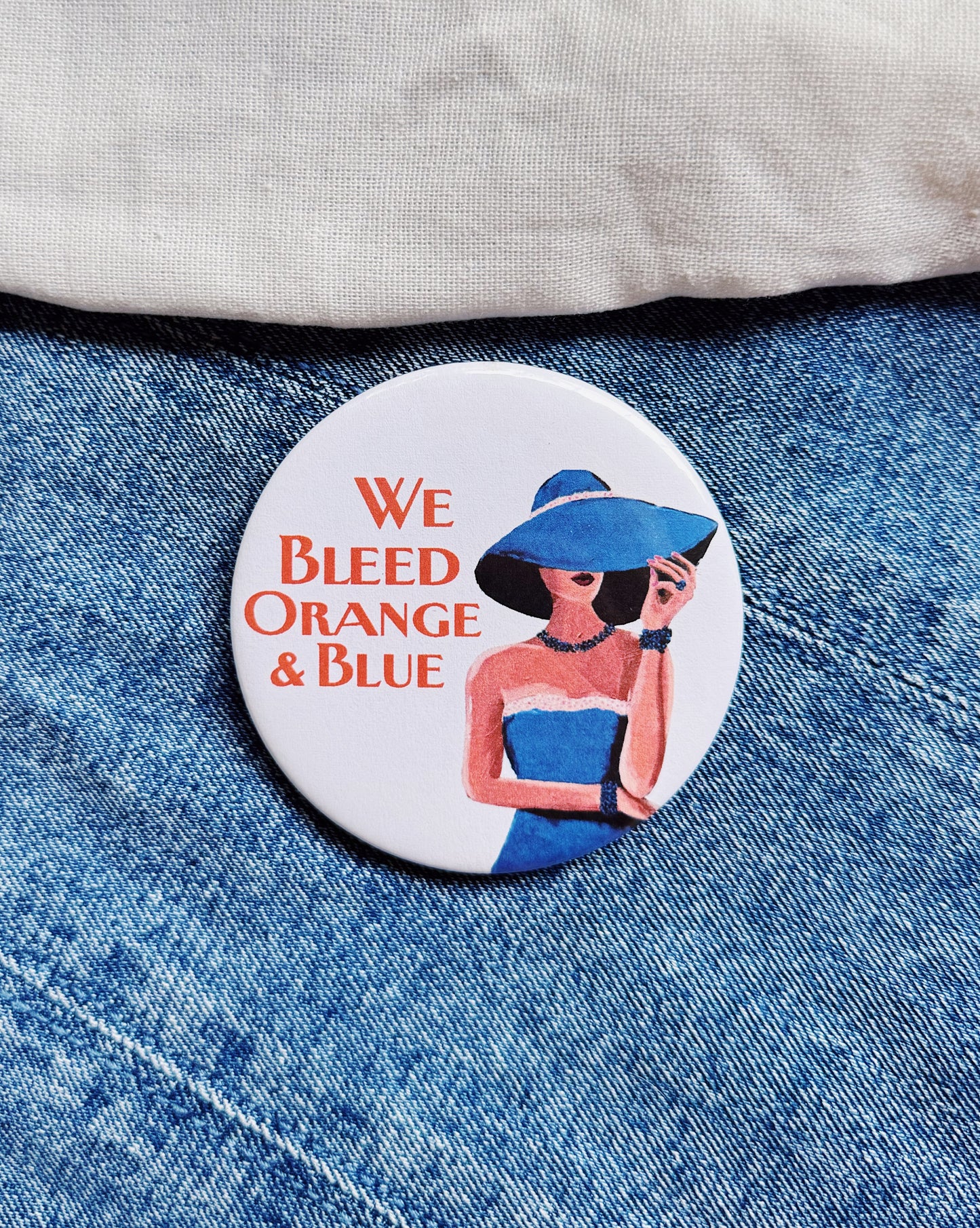 We Bleed Auburn Button