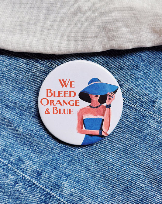 We Bleed Auburn Button