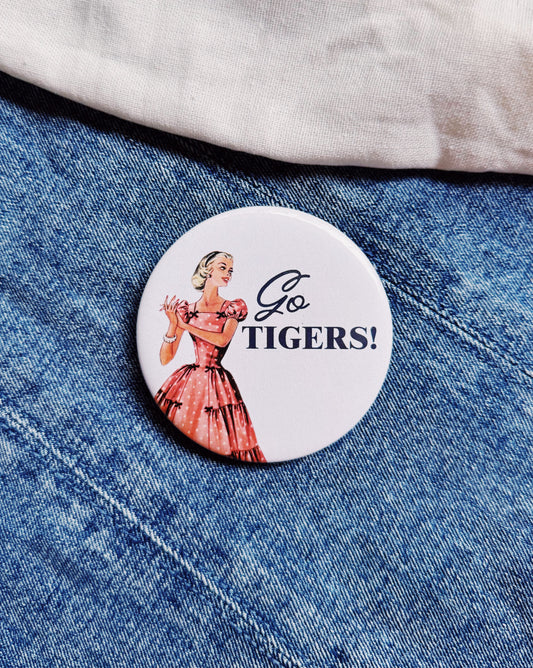 Go Tigers Button