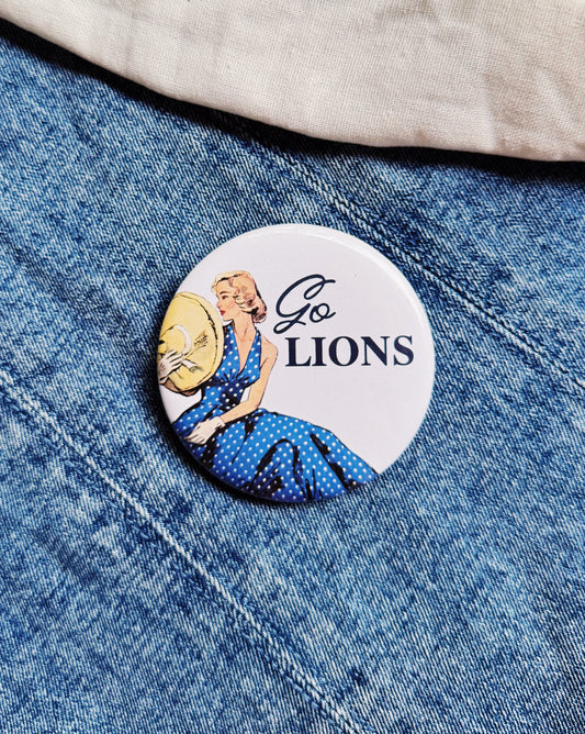 Go Lions Button